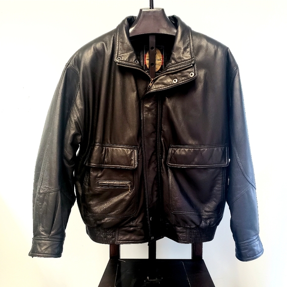 Members Only Other - Vtg Members Only Men's Leather Bomber Jacket